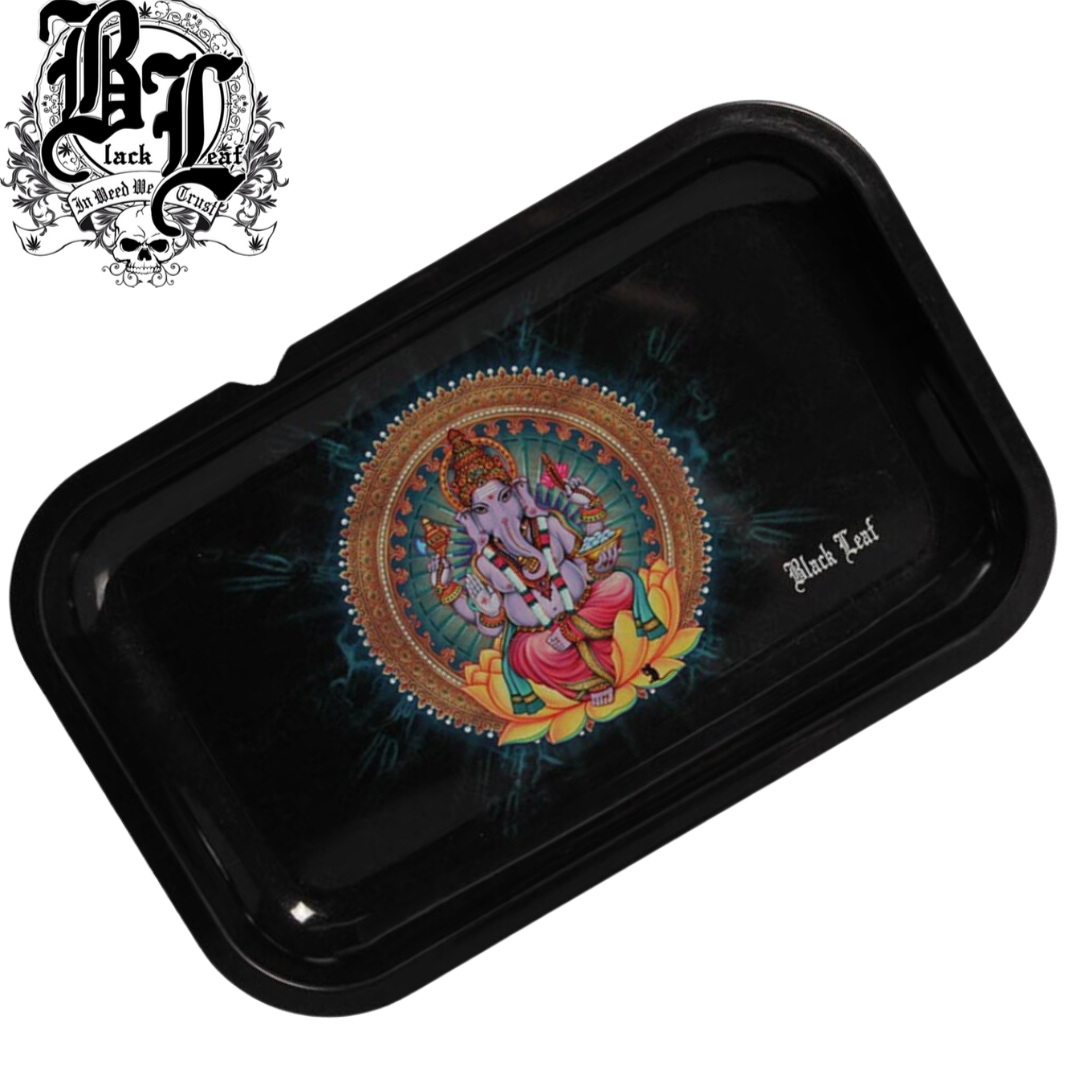 Rolling Tray, Black Leaf®, Ganesha
